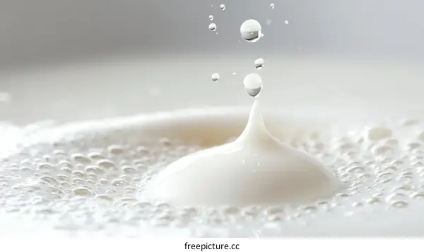 Milk Splash Macro Photography