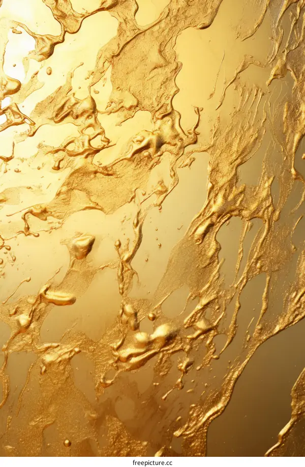Golden paint texture background