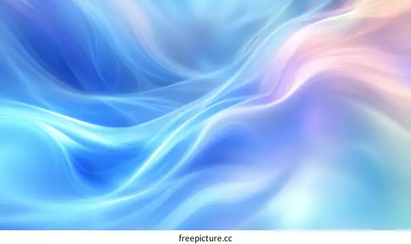 Abstract Flowing Colors Background Design