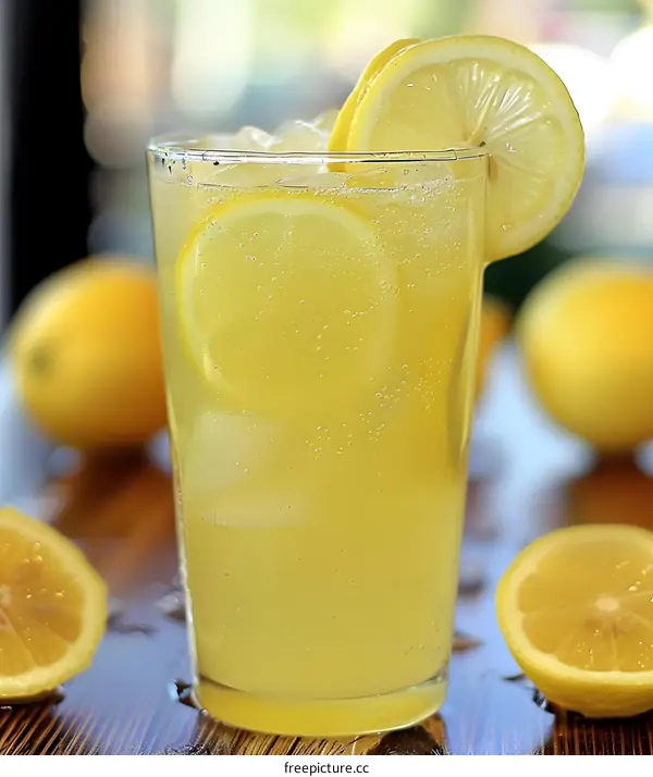 Refreshing Summer Lemonade with Lemon Slices