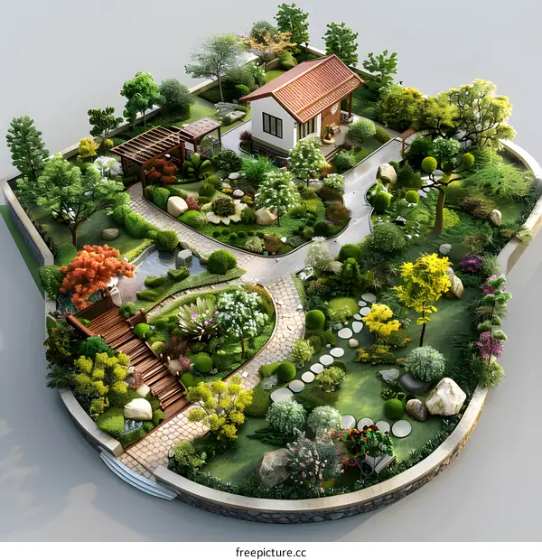 Landscape design效果图