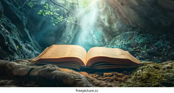 Book on Forest Floor