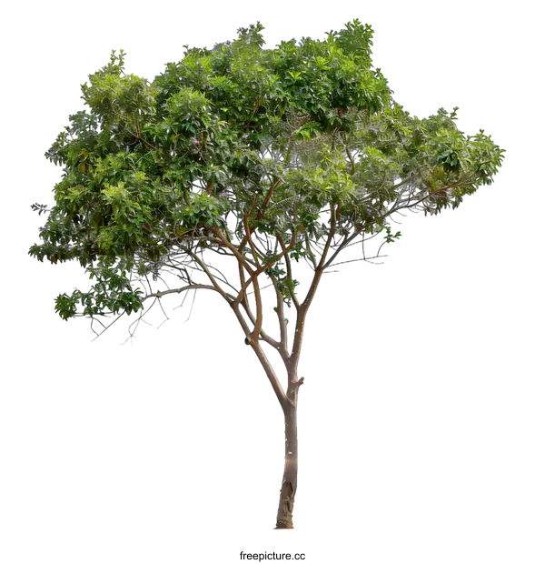 [Transparent Background PNG]Green Tree Isolated On White Background