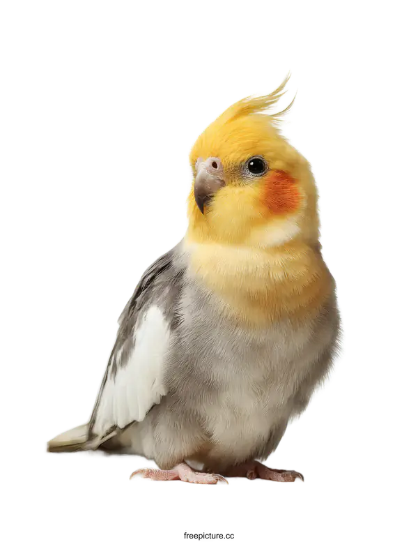 [Transparent Background PNG]Close-up Yellow-Crowned Parakeet