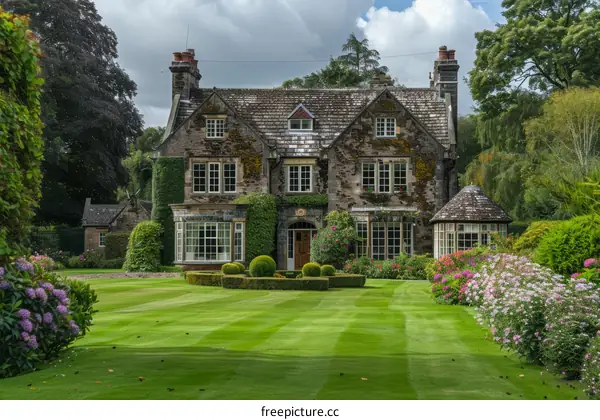 Georgian Stone House with Expansive Garden