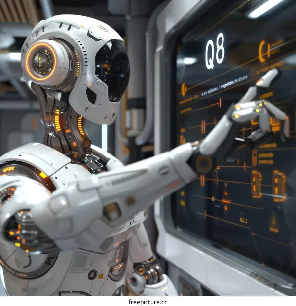 Robot Operating Control Panel