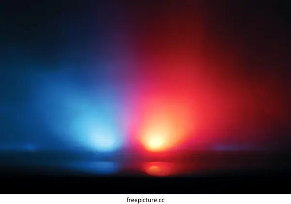 Abstract Colorful Light Blending Background