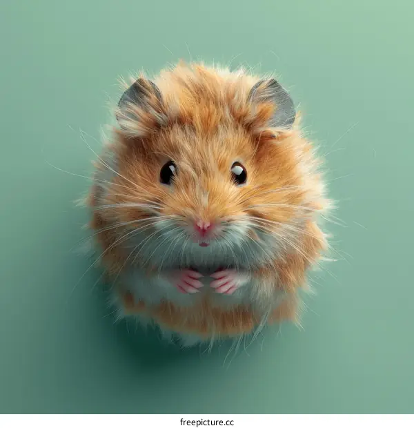 Cute and Curious Hamster