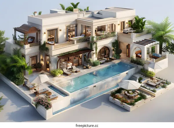 Luxury villa in Dubai