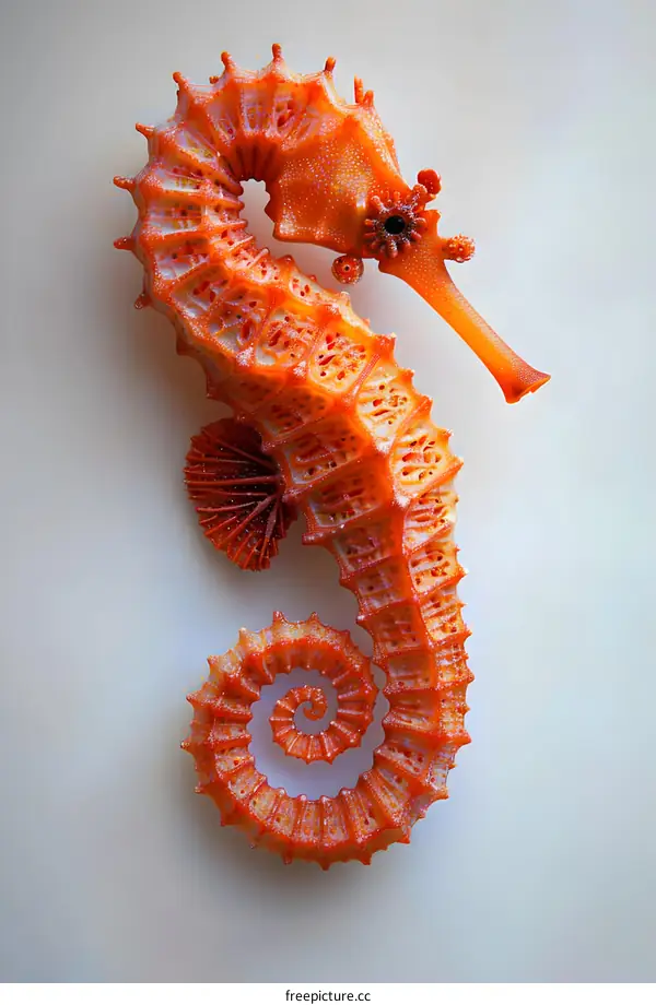 Orange Seahorse