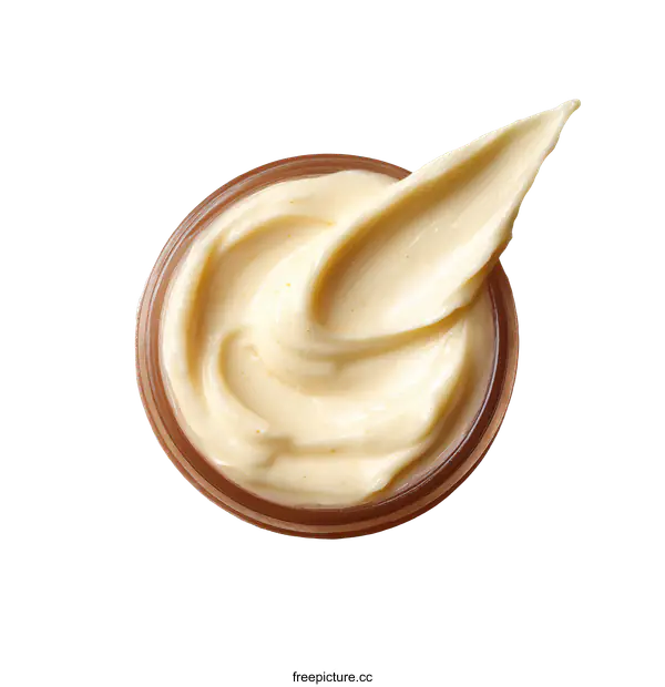 [Transparent Background PNG]Creamy Face Moisturizer in a Jar