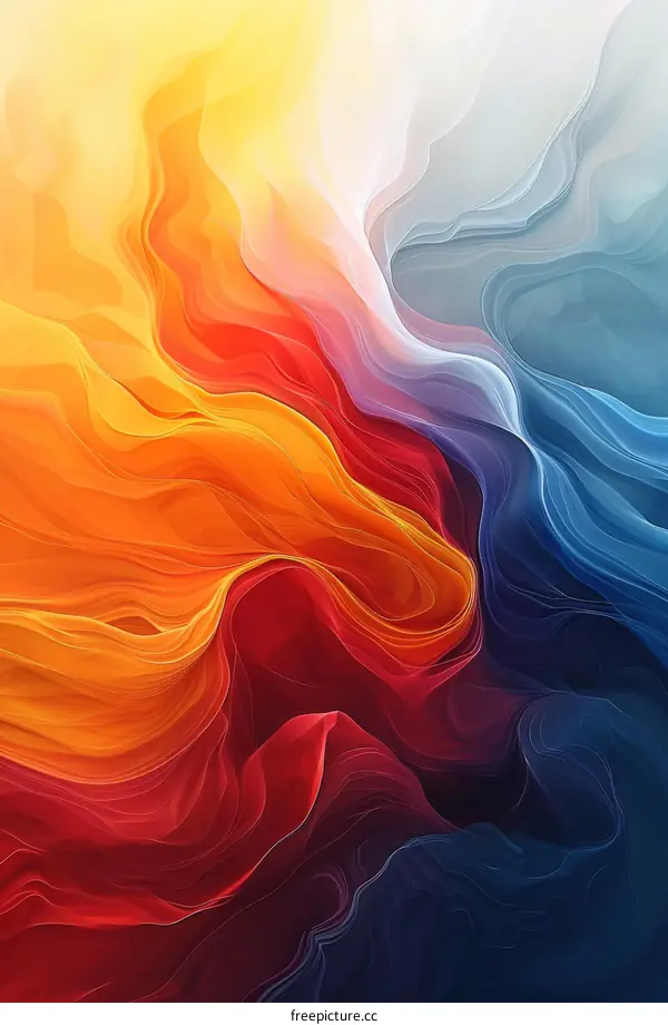 Colorful abstract painting