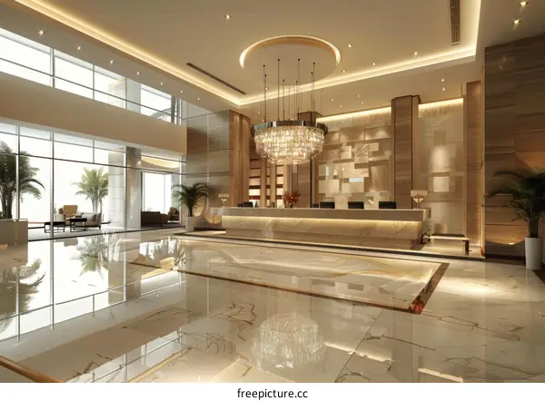 Luxury Hotel Lobby Interior Design