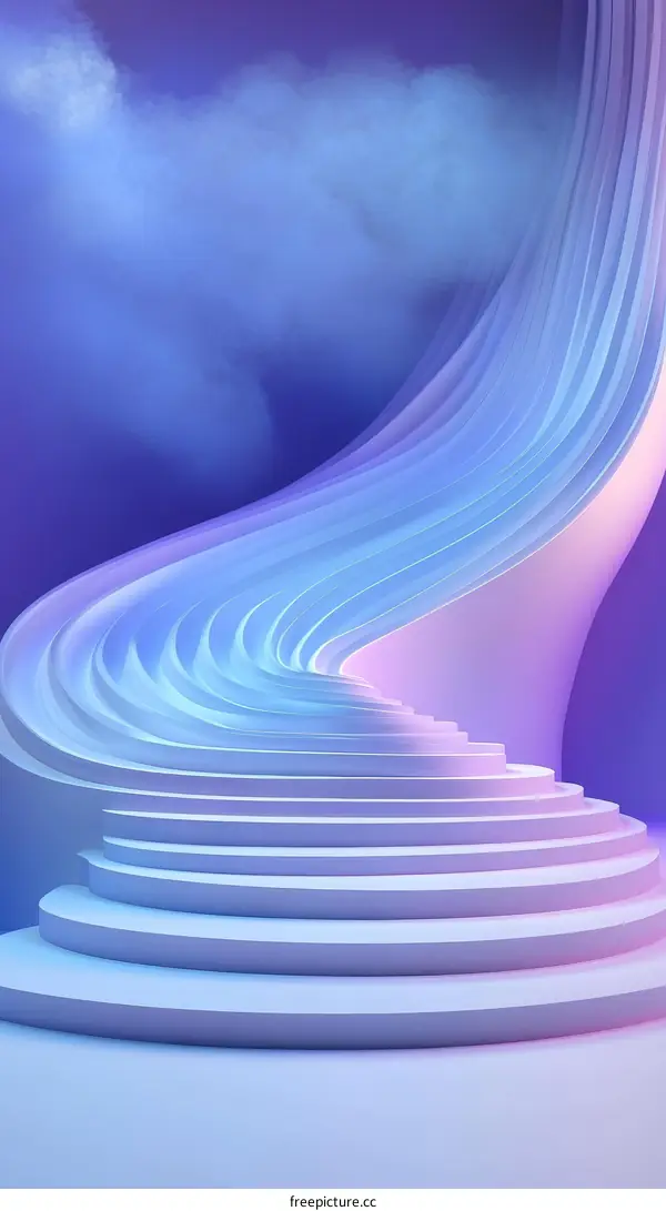 Abstract Modern Staircase Design