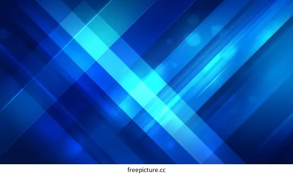 Abstract Blue Geometric Background Design