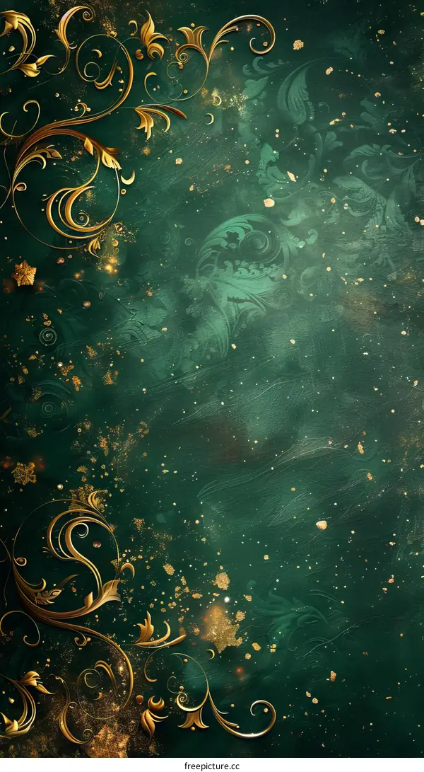 Gilded embossing pattern background