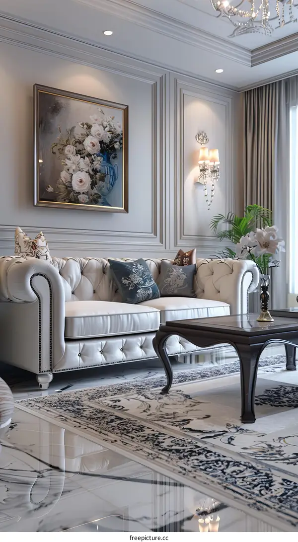 Elegant Luxury Living Room Interior Design