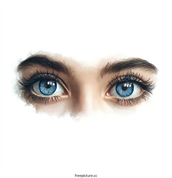 Close Up Artistic Portrait of Womans Eyes