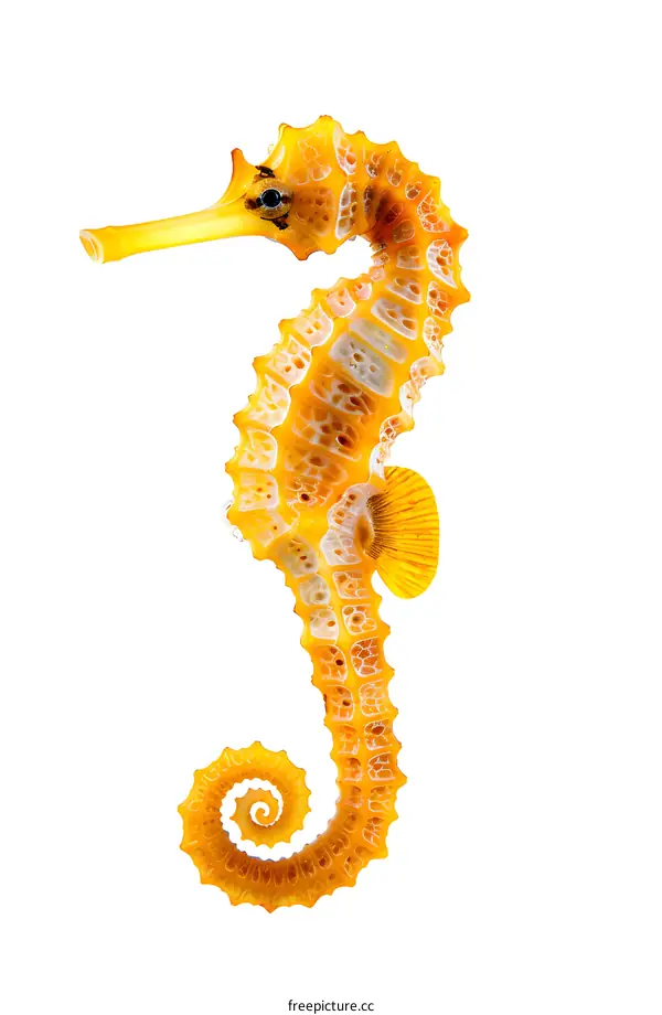yellow seahorse
