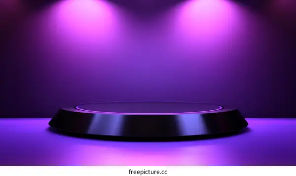 Purple Stage Platform for Product Display