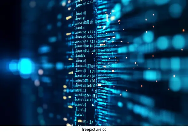 Abstract Digital Code Stream Visualisation