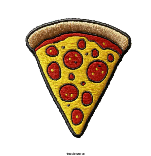 [Transparent Background PNG]Delicious Pizza Slice Illustration Patch