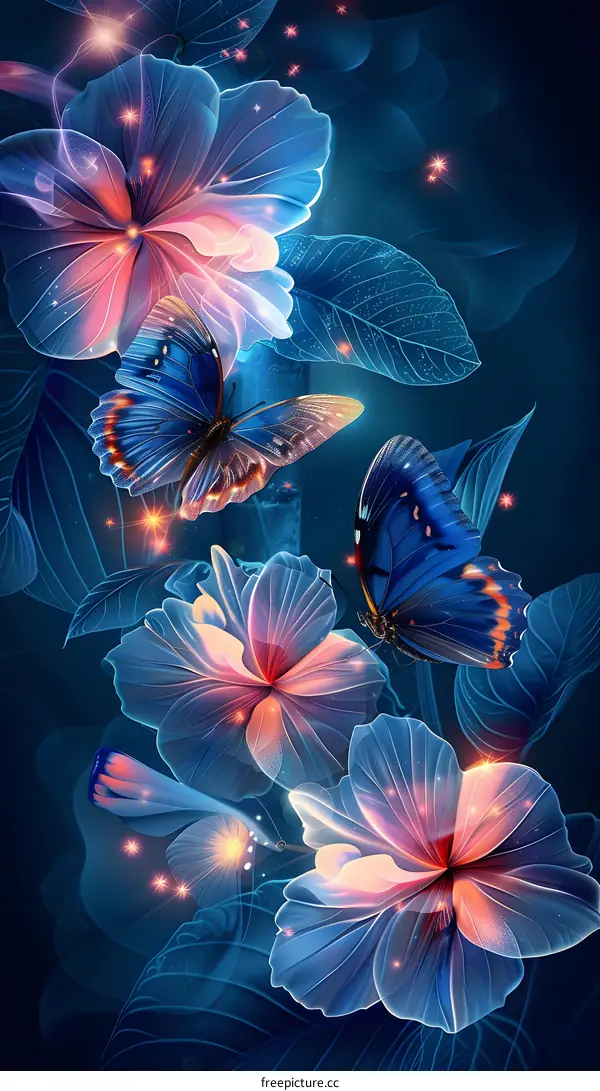 Flowers and Butterflies