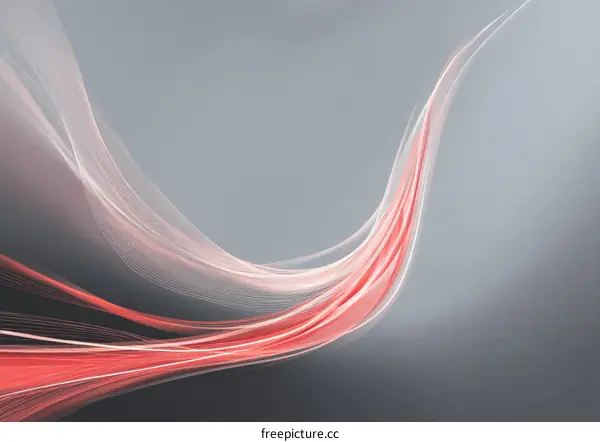 Abstract Flowing Lines Graphic Design