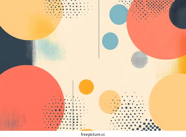 Abstract Geometric Shapes Background Design