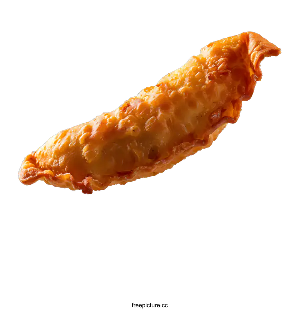 [Transparent Background PNG]Close up of a Deep Fried Pastry