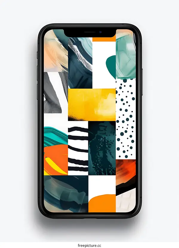 Abstract Phone Wallpaper Pattern Design