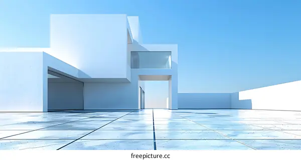 Modern White House Exterior