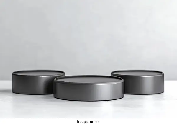 Modern Minimalist Product Display Pedestals