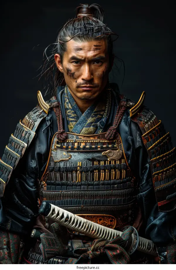 Portrait of a samurai