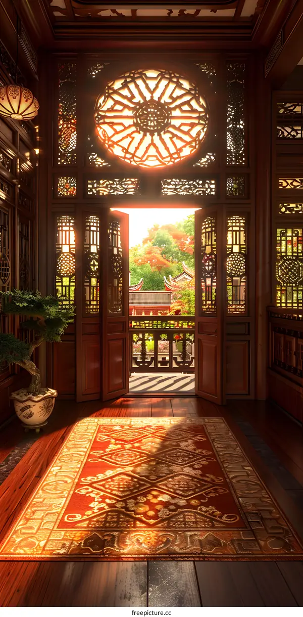 Traditional Chinese Architecture Interior