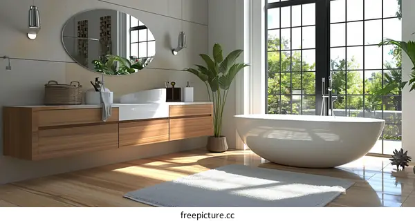 Modern Stylish Bathroom Interior Design