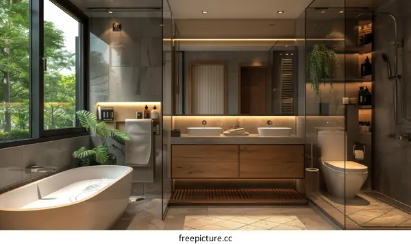 Modern Luxury Bathroom Interior Design