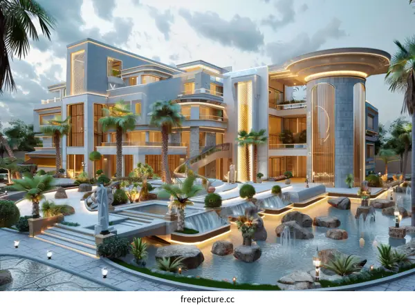 Luxury Modern Mansion Exterior Design
