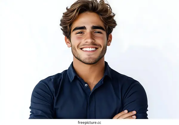 Smiling Caucasian Man Portrait