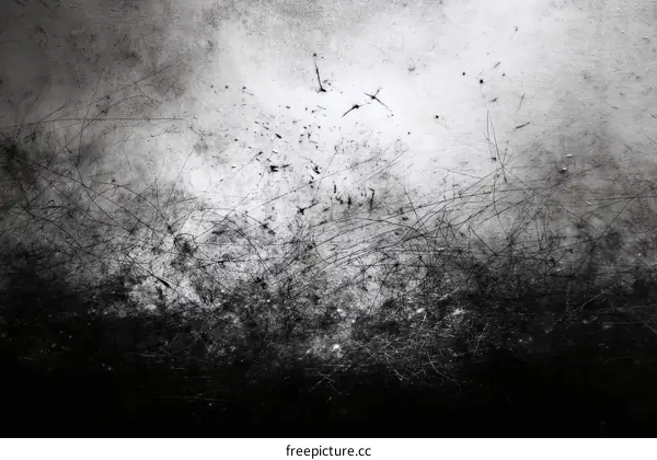 Abstract Black and White Distress Texture
