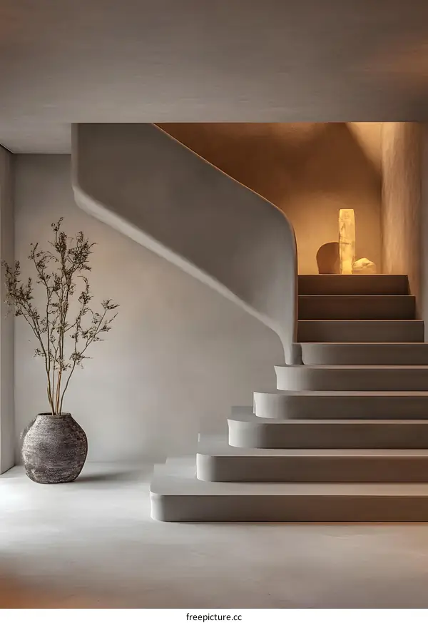Minimalist Modern Staircase Interior Design