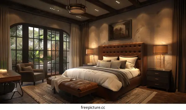 Elegant and Cozy Bedroom Interior Design