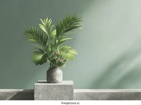 Modern Minimalist Plant Arrangement Display