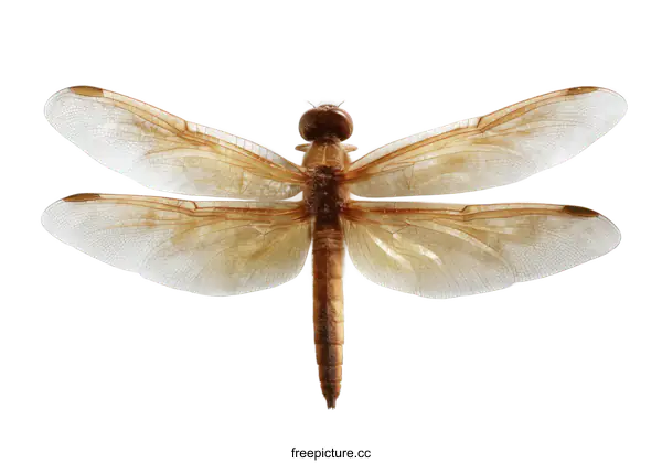 [Transparent Background PNG]Close-up Photo of a Dragonfly with Detailed Wings