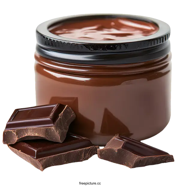 [Transparent Background PNG]Chocolate Jar with Chocolates