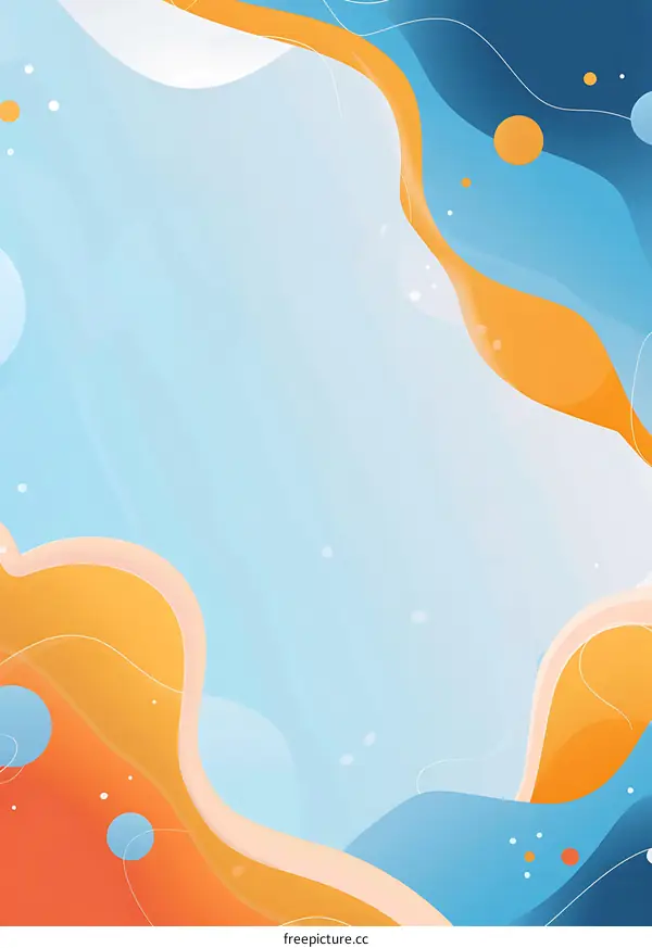 Abstract Background With Colorful Shapes