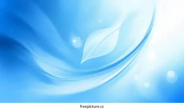 Abstract Blue Wave Background Design