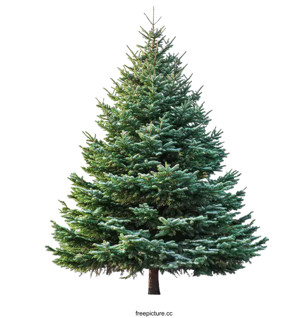 [Transparent Background PNG]Winter Christmas Tree Isolated on White Background