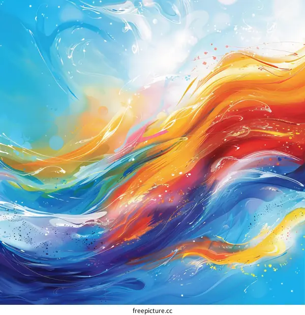 Symbol of Joy and Good Fortune: Colorful Lucky Clouds