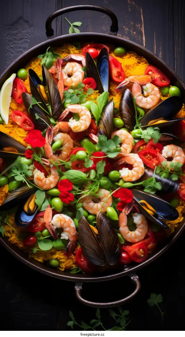 Seafood Paella: A Spanish Delight